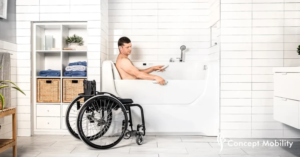 showers for wheelchair users